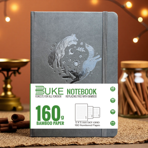 Minimalist Dot Grid Notebook 160gsm Ultra Paper Smooth Writing Journal Lays Flat Perfect for Daily Bujo