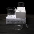 MOMIAN | Lọ Thủy Tinh Mini Hình trụ Với Nắp Acrylic. 
