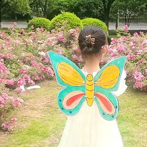 Set Lukis Mewarnai Gambar Sayap Kupu-Kupu Grafiti Rainbow 3D Mainan Edukatif Anak Seni Kerajinan