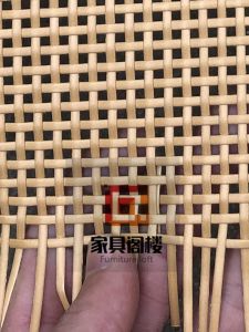 วัสดุไผ่ไตรธรรมชาติ ที่ปักลายแบบสี่เหลี่ยม ผ้าไผ่ไตรสำหรับตกแต่งผนังด้านหลังและเพดาน วัสดุสำหรับทำที่รองรับ