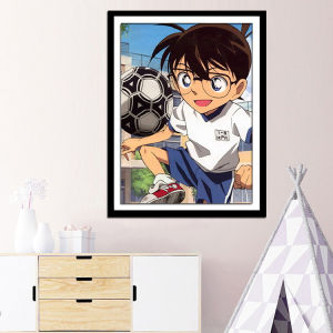 Detective Conan 2024 New Diamond Painting Full Diamond Cartoon Anime Childrens Bedroom Living Room Cross Stitch Kit