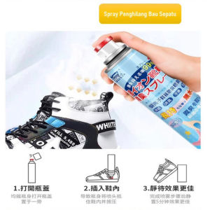 Semprotan Penghilang Bau Sepatu 260ml Parfum Sepatu Semprotan Parfum Penyegar Pengharum Pewangi Anti Bau Kaki Shoe Deodorant Kaos Kaki Anti Bakteri Jamur