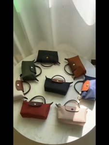 New Original France Long-Champ Women’s bag Mini Bags Shoulder Bags Cosmetic Bag Comes with a Shoulder Strap