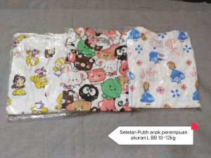 Setelan Putih anak perempuan