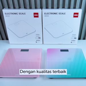 Deli Body Scale / Timbangan Badan Hingga 150+ KG Tingkat Akurasi Tinggi E86120