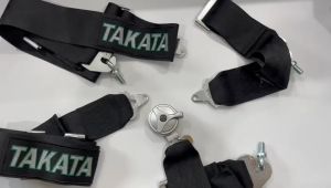TAKATA 4POINT SEAT BELT BLACK & SPARCO SAFETY BELT 3INCHH 4POINT / 6POINT QUICK RELEASE