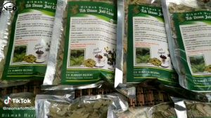 HEMAT ISI 4 BUNGKUS - Teh Pelangsing Perut - Teh Jati Cina Pelangsing - Teh Peluntur Lemak Daun Jati Cina