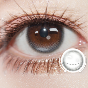 NUTNUT LOOK | Tough Glossy High Highlight Daily Disposal Colored Contact Lenses With Fixed Axis 10 Pcs