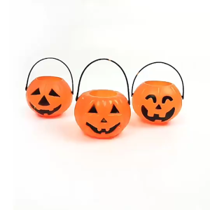 Halloween Decoration Pumpkin Bucket Candy Snack Trick or Treat Buckets Halloween Christams Party Supplies 万圣节南瓜糖果桶