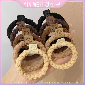 เครื่องประดับผมผู้หญิงเชือกผมคาดผมความยืดหยุ่นสูงยางรัดใหม่2024