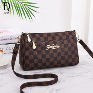 QFDI แฟชั่นของผู้หญิงรูปแบบ Retro กระเป๋าสะพายกระเป๋าสะพายไหล่กระเป๋าถือสตรี กระเป๋า กระเป๋าสะพายผญ กระเป๋า