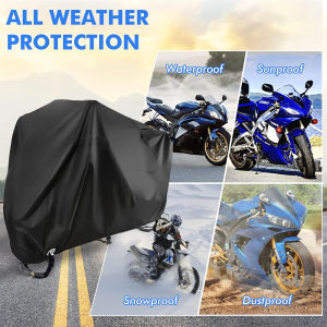 Bicycle Rain Cover Waterproof Sun Protection - All-Weather Dust Windproof with Lock Hole Fit Mountain/MTB Road Dirt Bike