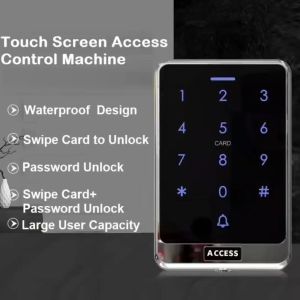 Handheld IC Touch Card Swiping Machine Automatic Door Password Lock Card Swipe Machine Touch Password Access All-in-one Machine Control Machine