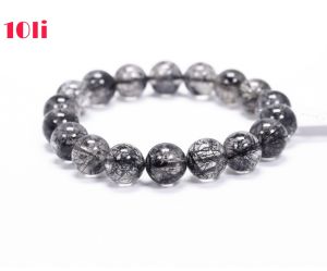 Vòng tay đá thạch anh tóc đen thiên nhiên nhận làm giấy kiểm định đá quý Thuylamshop