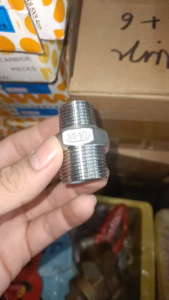 Co nối giảm ren inox 3/4" - 1/2" | Nipple giảm inox 304 – Chống gỉ chịu áp lực cao lắp ống nước – khí nén