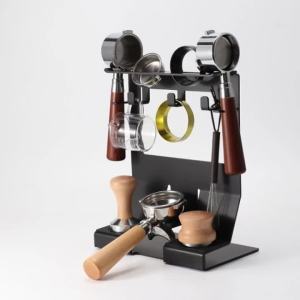 51/54/58mm Multifunction Coffee Tools Organizer Rack Metal Espresso Accessory Storage Stand Barista Portafilter Holder