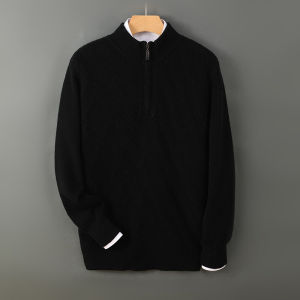 TUCANO | Thick Warm Semi-high Collar Mens Knit Sweater 100 Percent Wool