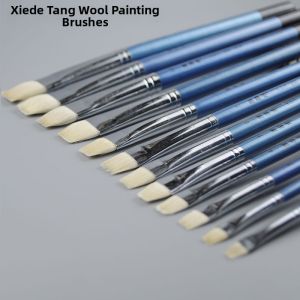 mengtelisha | Flat Head Goat Hair Paint Brush Single