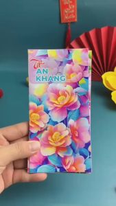 [HOA LÁ MÙA XUÂN] COMBO 10 BAO Lì xì Tết BÍNH NGỌ 2026 -  Giấy C150 Dày In Sắc Nét Giá Sỉ