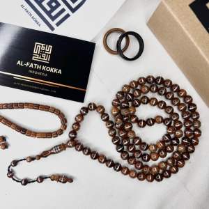 Tasbih Kokka Motif Prada 99 Butir Tasbih Kaukah Bersertifikat Keaslian