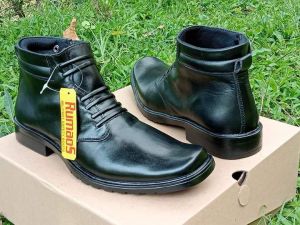 sepatu PDH/Pantofel/kantoran boots kulit sapi tni polri security