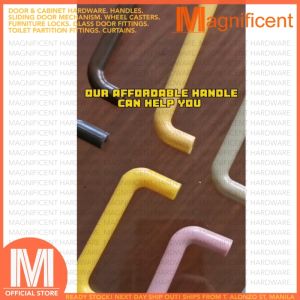 Plas Plain 1229 Modern Plastic Pull Cabinet Handle Small (10 Pieces)