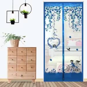 Summer Magnetic Mesh Net Door Curtain Automatic Closing Quick Anti Mosquit Insect Fly Easy-to-install Magnetic Screen Door Mesh