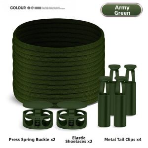 JOSEN LIGHTING | No-Tie Elastic Shoelaces Metal Buckles