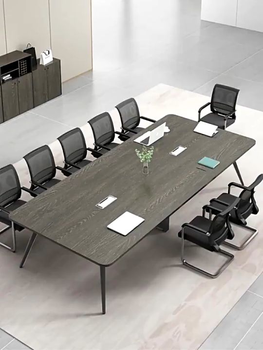 Conference table Long table simple modern small meeting room training