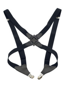 Mens Side Clip Hanger Pants Strap Back Style Two Clip Hanger French 2.5cm Shoulder Strap Hanger New Business Style Belt