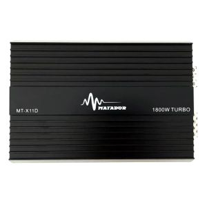 TOP มาทาดอร์ เพาเวอร์แอมป์ Class D 2CH. 1800วัตต์ TURBO MT-X11D ขับลำโพงซับ10นิ้วปั้ม2ดอก หรือ10นิ้วหล่อได้1ดอก จำนวน1ตัว
