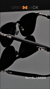 Grey Jack Kacamata Hitam Sunglasses Polarized Anti Silau UV400 Model Kotak TR90+METAL Fashion Laki-laki dan Wanita 1232