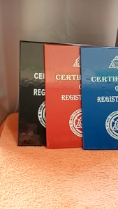 A4 Size OR CR Holder/Documents Holder red