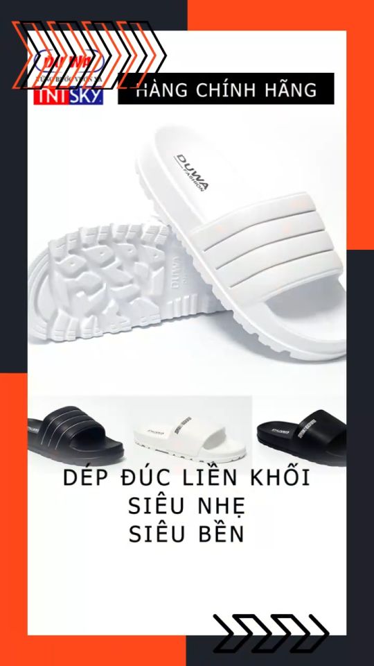 Dép đúc quai ngang nam nữ siêu nhẹ DUWA - Hàng chính hãng LD193