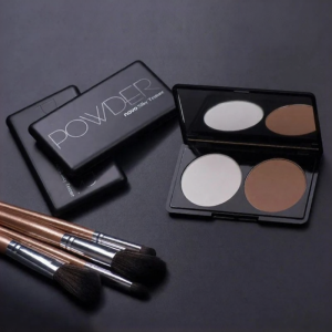 Dual-Color Highlight Shadow Powder Palette