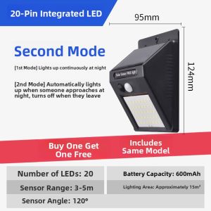 Xlys | Solar Powered Outdoor Waterproof Wall Light