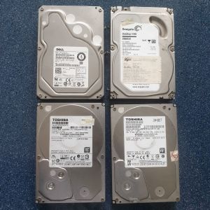 Ổ cứng HDD 1TB 2TB 3TB 4TB Seagate Toshiba Dell... Zin tháo máy cũ (chuyên dùng cho đầu thu camera pc sever  workstations pc văn phòng). Bảo hành 3 tháng 1 đổi 1