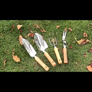 5PCS Premium Gardening Tools Sets Fashion Durable Heavy Duty Garden Tool Set Rust-Proof Ideal Planting Flowers Garden Gifts
