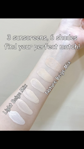 PSK Physical Sunscreen SPF50+++ | Ocean Friendly| Lightweight| Non-greasy | 100% Physical 35ml (Nature/Light/Light Bronze/White)