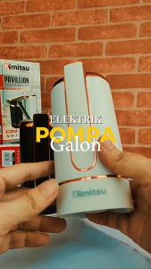Pompa Galon Elektrik Lipat premium 3 Tombol KPG=1773 | Pompa air galon tombol | pompa air minum | pompa cas