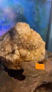 Hoa đá Thạch Anh vàng Citrine tự nhiên tinh thể pha lê năng lượng vũ trụ cao phong thủy nhà ở