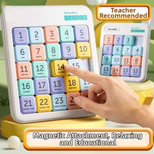 Educational 9x9 Grid Magnetic Number Puzzle