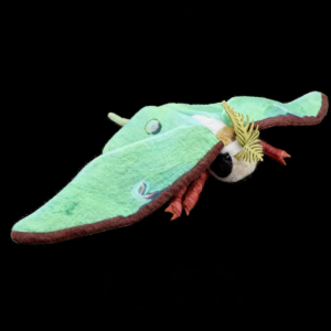 Cute Luna Moth Plush Toy Lifelike Hyalophora Cecropia Green Luna Moth Stuffed Animals Insect Enthusiasts Kids Christmas Gifts