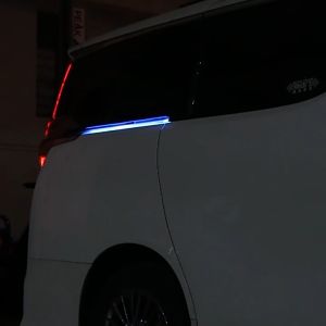 [Ready Stock] Toyota Vellfire Alphard AGH30/AGH40 Rear Side Door Sliding Safety LED Lamp Light (2015-2024)