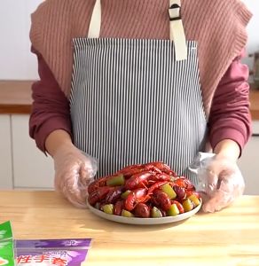 Sarung Tangan Plastik 100pc pac Plastik Transparan DISPOSABLE PLASTIC GLOVES Food Grade