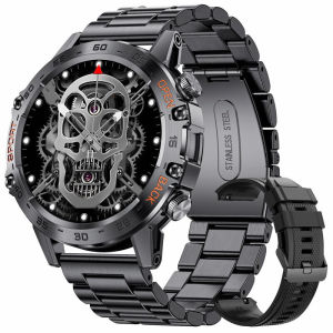 LIGE Jam Tangan Pintar Pria 400mAh Panggilan Bluetooth Anti Air Pelacak Kebugaran Olahraga Smart Watch + Kotak