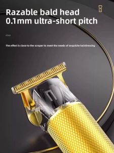 MONLEYTA | German Multifunctional Hair Clippers Shaving Machine Mens Special Push Cut Wireless Charging Aluminium Alloy Blade Long Battery Life