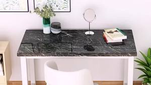 1 Roll Self-Adhesive Marble Wallpaper Oil-Proof Waterproof for Kitchen Cupboard Counter Backsplash Room Decor Easy to Cut