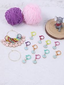 10pcs/Set Number Stitch Markers Handmade Knitting Crochet Stitch Marker DIY Craft Removable Crochet Latch Knitting Tools