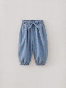 Marc&Janie | Anti-mosquito Bow Cherry Garden Style Jeans